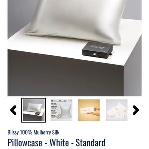 Bliss Silk Pillowcase - Elegant White